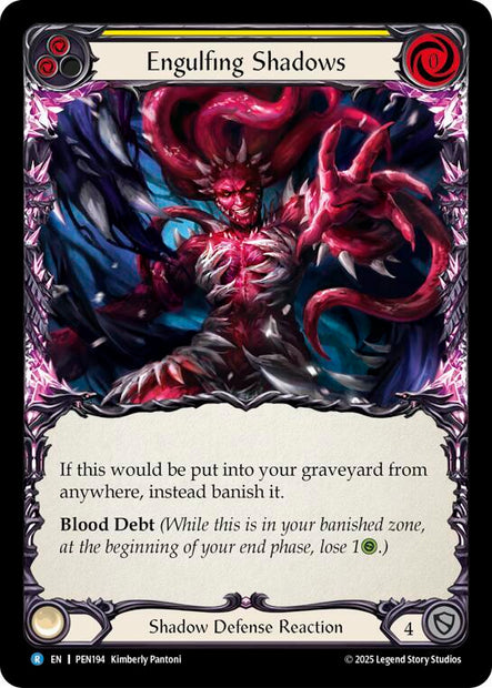 Engulfing Shadows PEN194 (Compendium of Rathe)  - Rainbow Foil