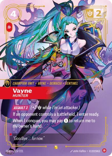 Vayne - Hunter 223/221 (Spiritforged)  - Foil