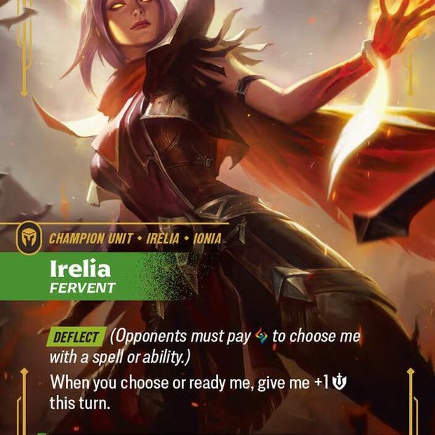 Irelia - Fervent 57a/221 (Spiritforged)  - Foil