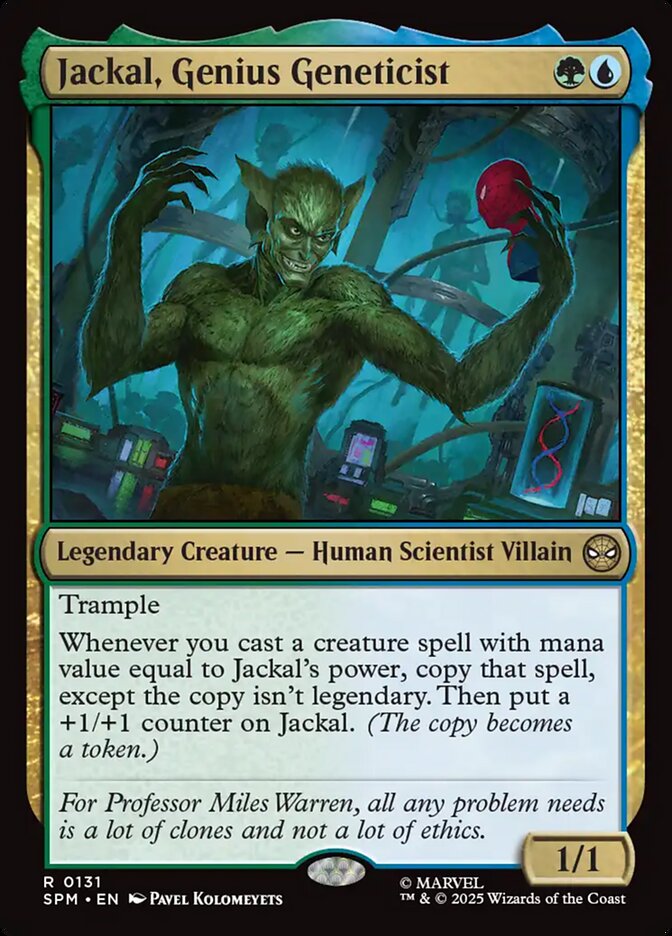 Jackal, Genius Geneticist 131 (Marvel's Spider-Man)  - Foil