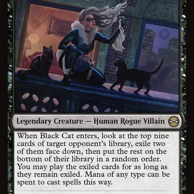 Black Cat, Cunning Thief 52 (Marvel's Spider-Man)  - Foil