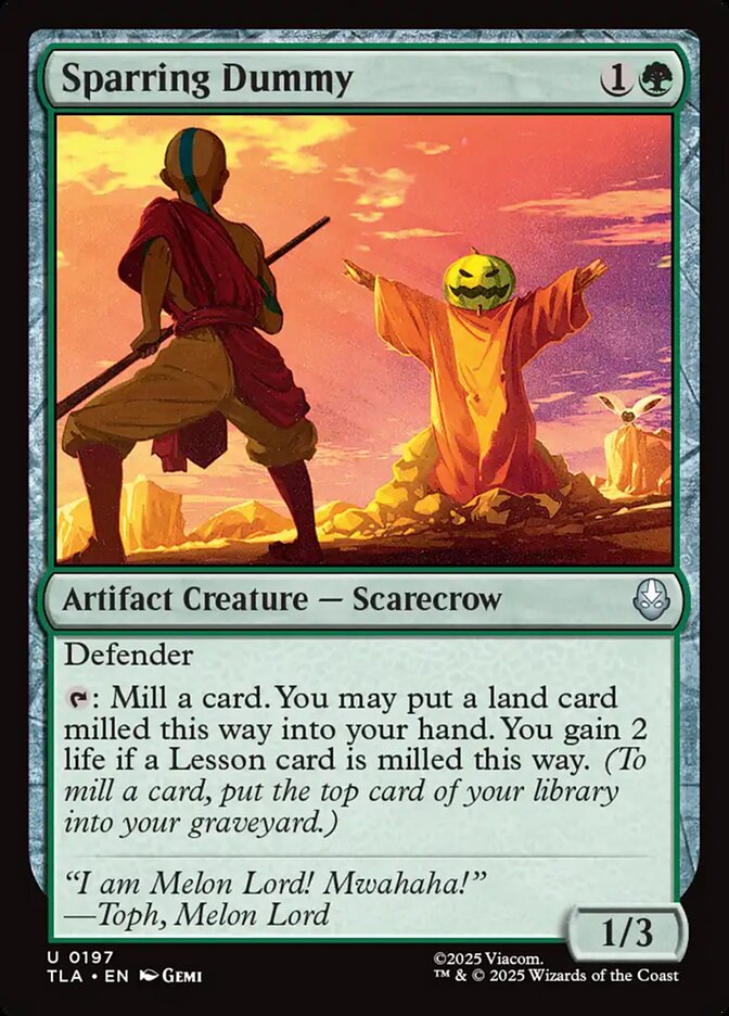 Sparring Dummy 197/286 (Avatar: The Last Airbender)  - Foil