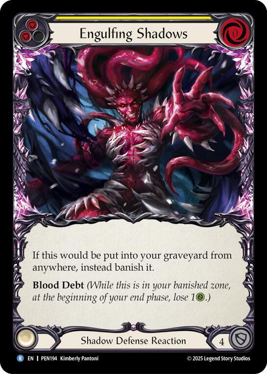 Engulfing Shadows PEN194 (Compendium of Rathe)  - Rainbow Foil