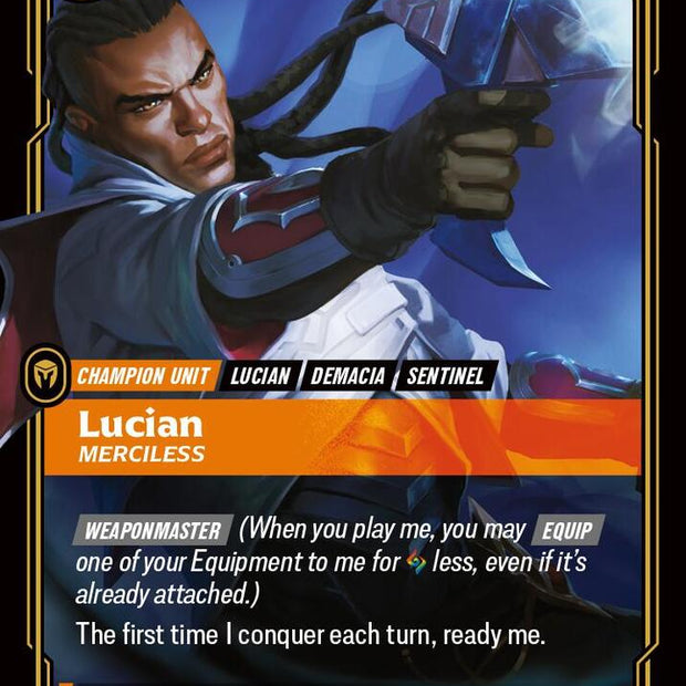 Lucian - Merciless 113/221 (Spiritforged)  - Foil
