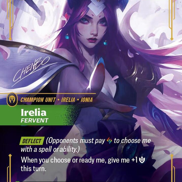 Irelia - Fervent 225*/221 (Spiritforged)  - Foil