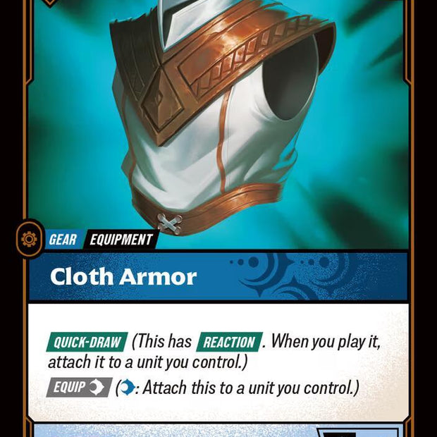 Cloth Armor 64/221 (Spiritforged)  - Foil