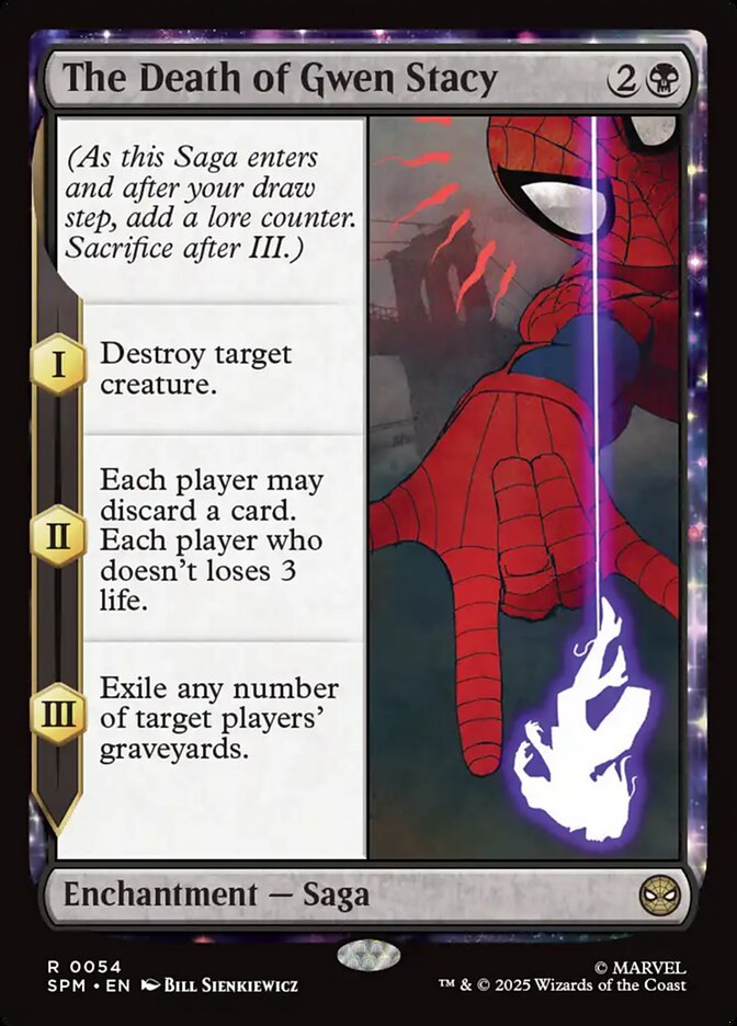 The Death of Gwen Stacy 54 (Marvel's Spider-Man)  - Foil