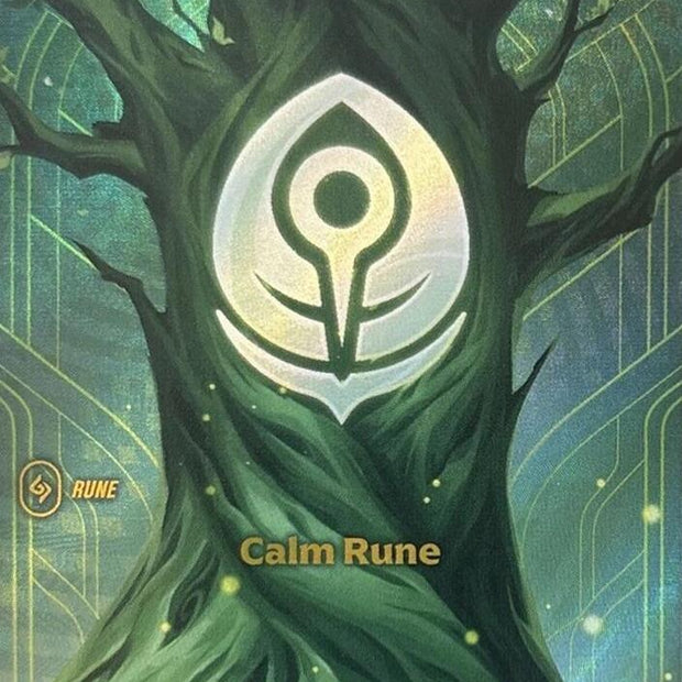 Calm Rune Alternate Art R02a (Spiritforged)  - Foil
