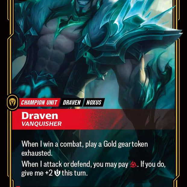 Draven - Vanquisher 20a/221 (Spiritforged)  - Foil