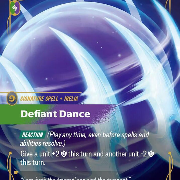 Defiant Dance 196/221 (Spiritforged)  - Foil