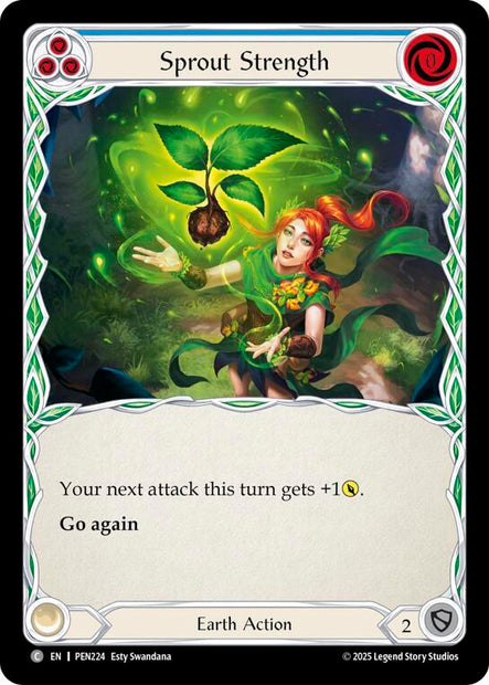 Sprout Strength PEN224 (Compendium of Rathe)  - Rainbow Foil