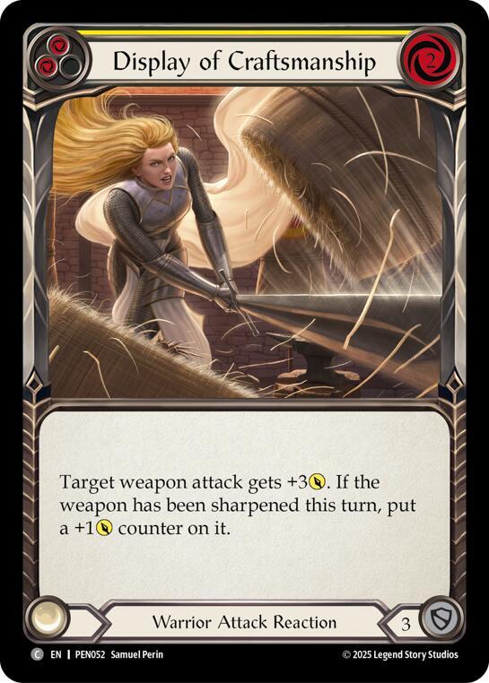 Display Of Craftsmanship Yellow ()  - Rainbow Foil