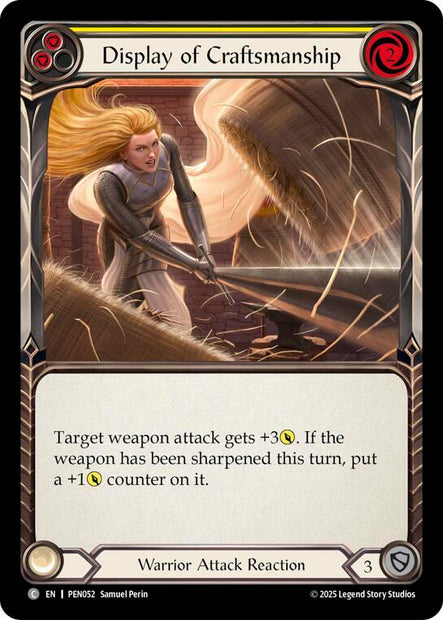 Display Of Craftsmanship Yellow ()  - Rainbow Foil