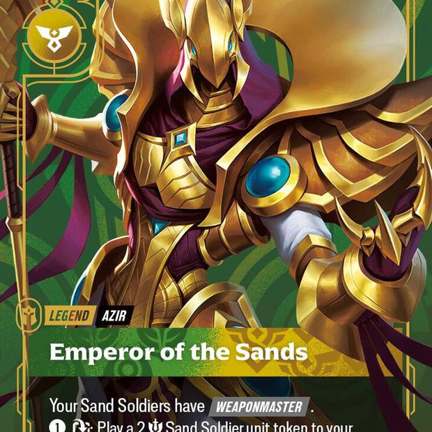 Azir - Emperor of the Sands 197/221 (Spiritforged)  - Foil