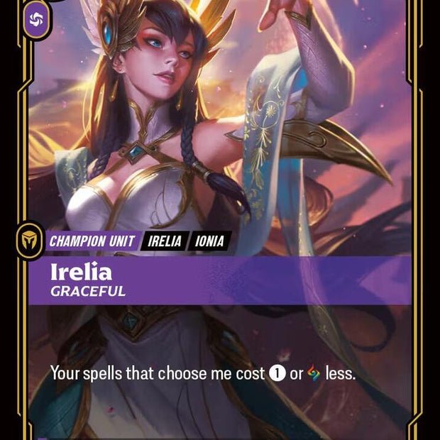 Irelia - Graceful 141a/221 (Spiritforged)  - Foil
