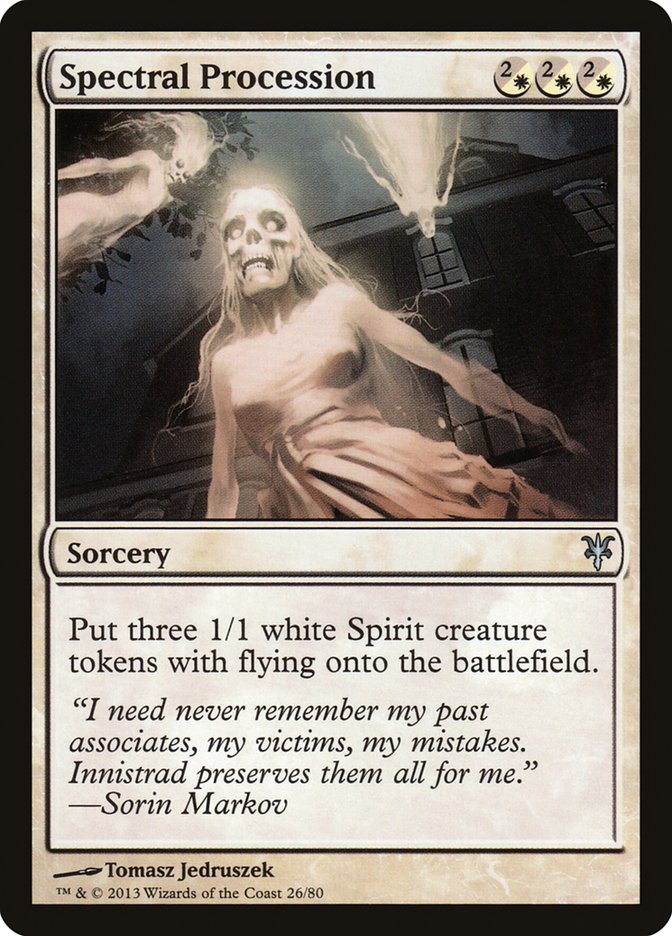 Spectral Procession 26/80 (Duel Decks: Sorin vs. Tibalt) 