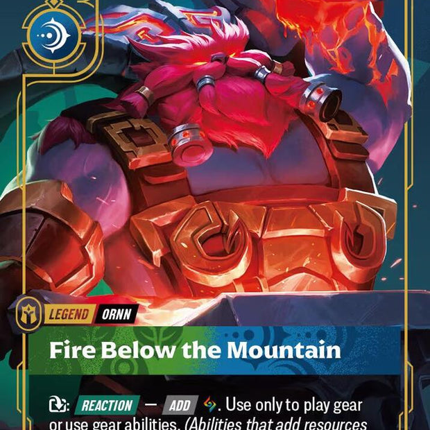 Ornn - Fire Below the Mountain 189/221 (Spiritforged)  - Foil