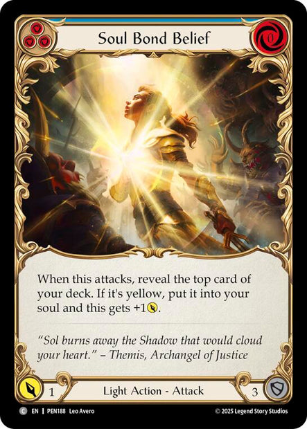 Soul Bond Belief PEN188 (Compendium of Rathe)  - Rainbow Foil