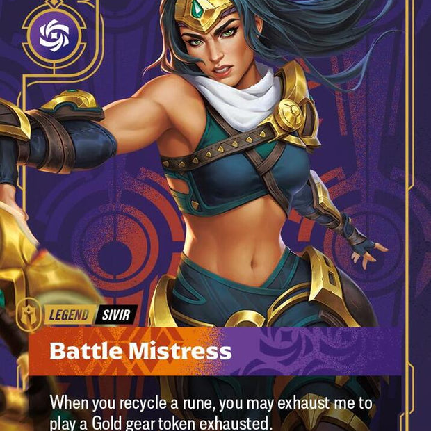 Sivir - Battle Mistress 203/221 (Spiritforged)  - Foil