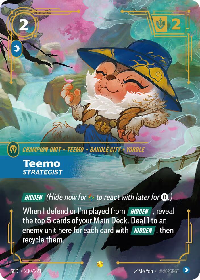 Teemo - Strategist 230/221 (Spiritforged)  - Foil