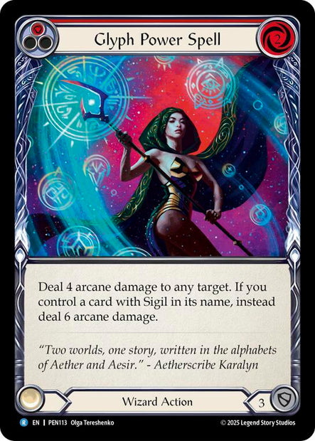 Glyph Power Spell PEN113 (Compendium of Rathe) 