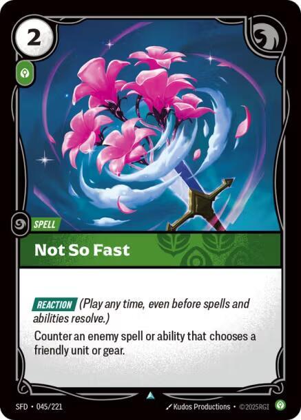 Not So Fast 45/221 (Spiritforged)  - Foil
