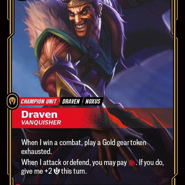 Draven - Vanquisher 020/221 (Spiritforged)  - Foil