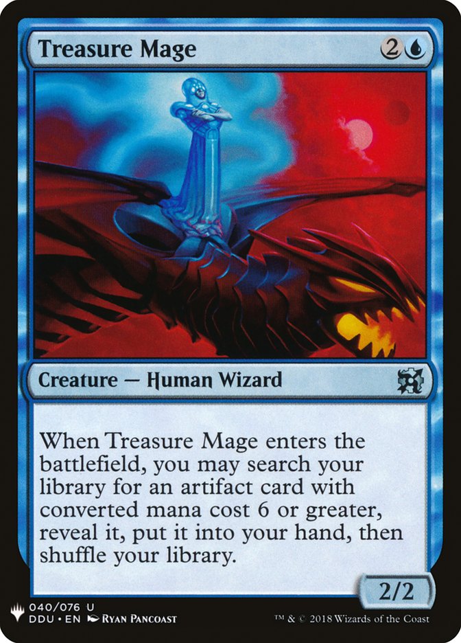 Treasure Mage DDU-40/5075 (The List Reprints) 