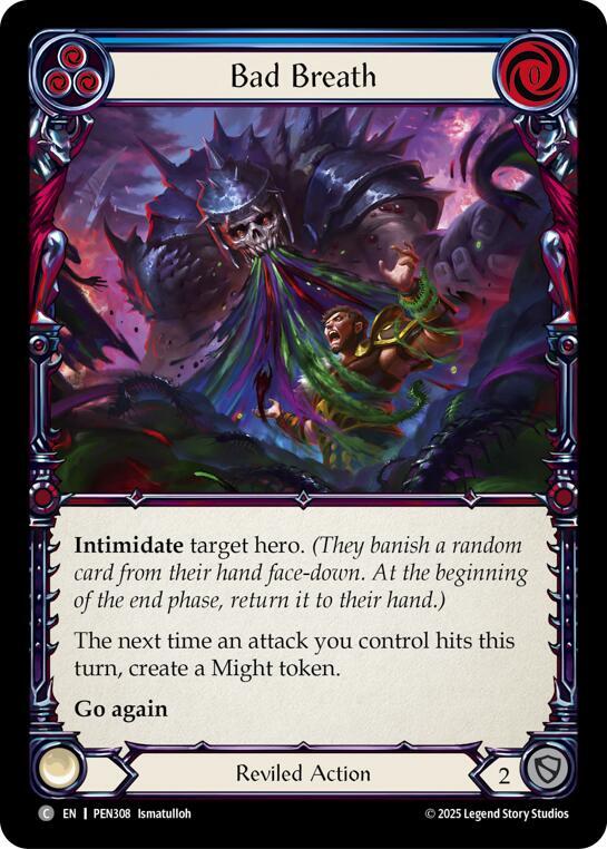 Bad Breath Blue ()  - Rainbow Foil