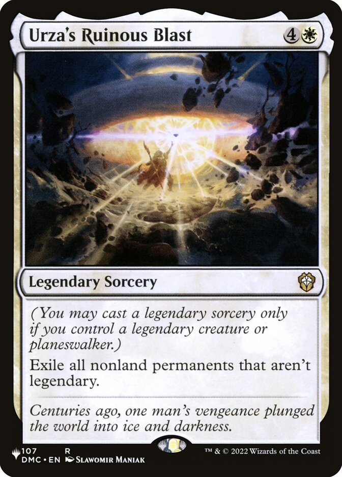 Urza's Ruinous Blast DMC-107/5075 (The List Reprints) 