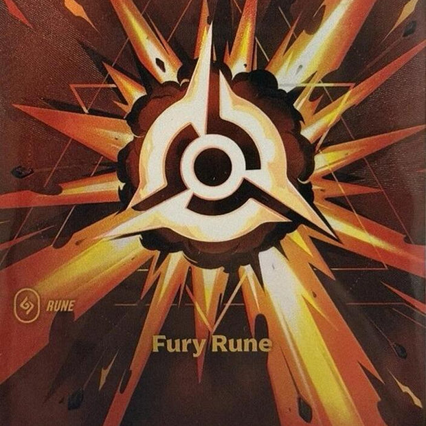 Fury Rune Alternate Art R01a (Spiritforged)  - Foil