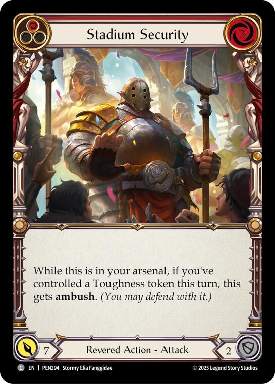 Stadium Security PEN294 (Compendium of Rathe)  - Rainbow Foil