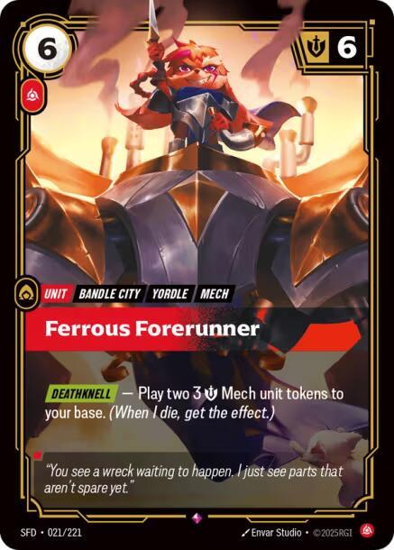 Ferrous Forerunner 21/221 (Spiritforged)  - Foil