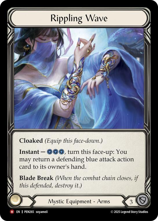 Rippling Wave PEN265 (Compendium of Rathe)  - Cold Foil