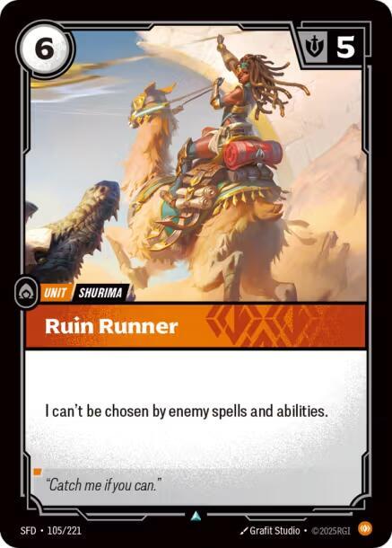 Ruin Runner 105/221 (Spiritforged)  - Foil