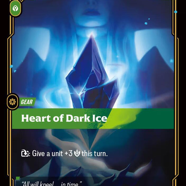 Heart of Dark Ice 52/221 (Spiritforged)  - Foil
