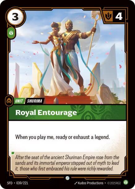 Royal Entourage 39/221 (Spiritforged)  - Foil