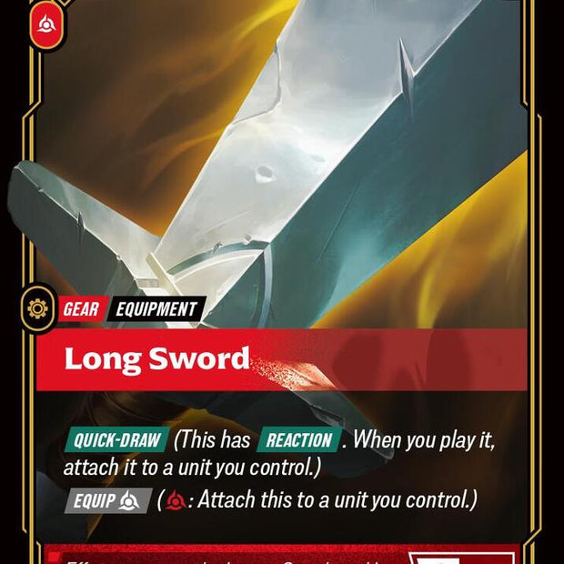 Long Sword 22/221 (Spiritforged)  - Foil
