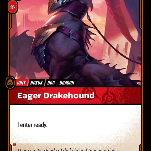 Eager Drakehound 6/221 (Spiritforged)  - Foil