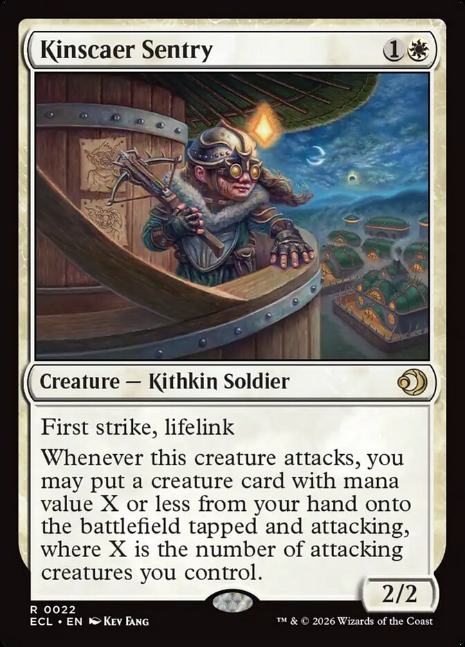 Kinscaer Sentry 22/273 (Lorwyn Eclipsed)  - Foil