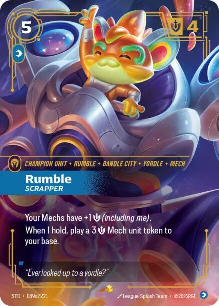 Rumble - Scrapper 089a/221 (Spiritforged)  - Foil
