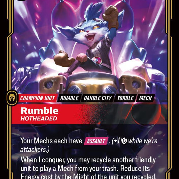 Rumble - Hotheaded 26/221 (Spiritforged)  - Foil