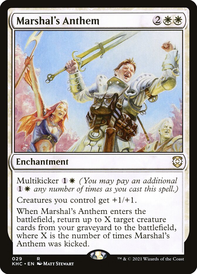 Marshal's Anthem 29/1 (Commander: Kaldheim) 