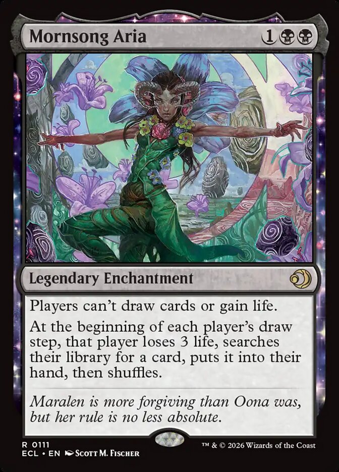 Mornsong Aria 111 (Lorwyn Eclipsed)  - Foil