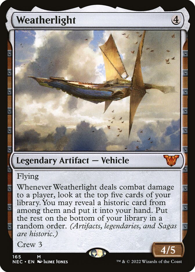 Weatherlight 165/38 (Commander: Kamigawa: Neon Dynasty) 