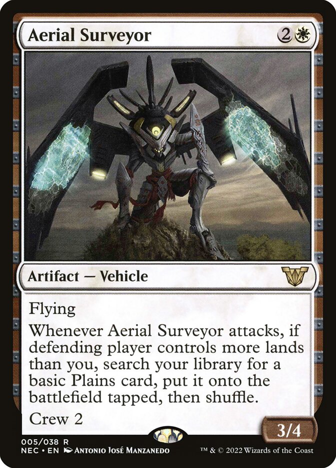 Aerial Surveyor 5/38 (Commander: Kamigawa: Neon Dynasty) 