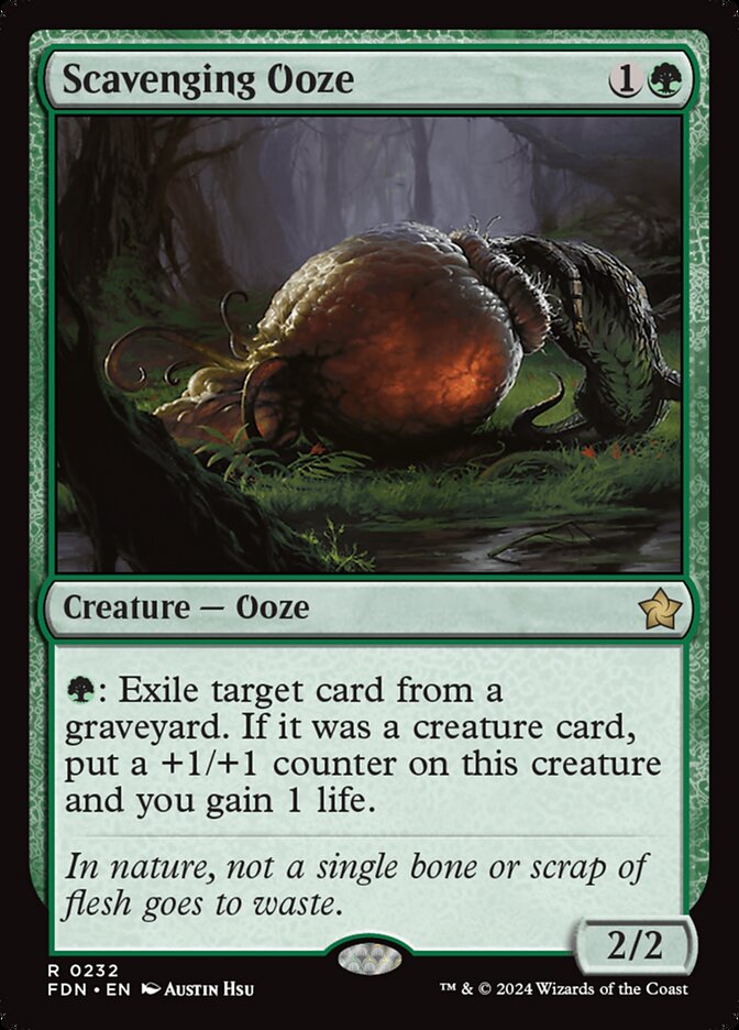 Scavenging Ooze 232 (Foundations)  - Foil