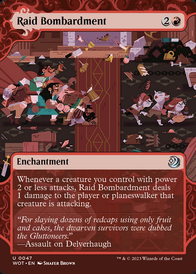 Raid Bombardment 47 (Wilds of Eldraine: Enchanting Tales)  - Showcase Foil