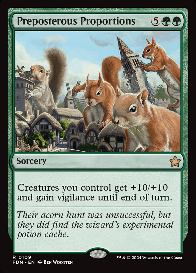 Preposterous Proportions 109 (Foundations)  - Foil