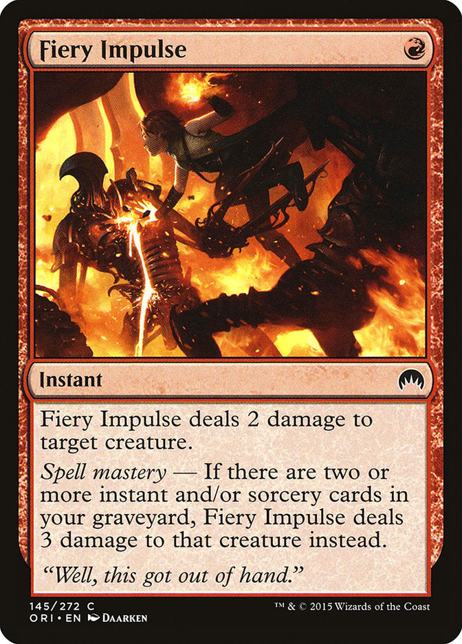 Fiery Impulse 145 (Magic Origins) 